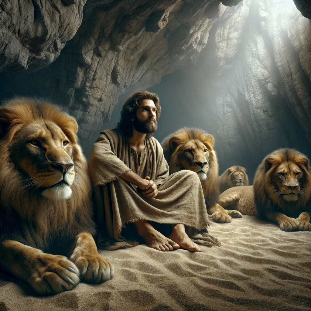 Daniel na cova dos leões