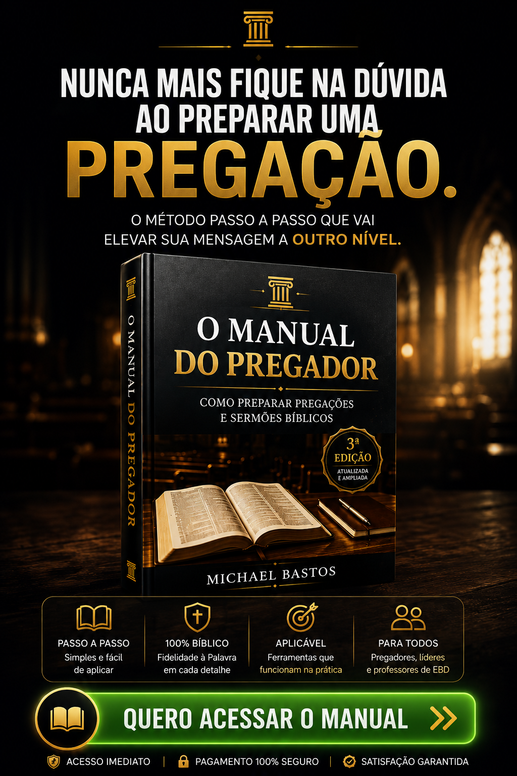 Conheça o Manual do Pregador